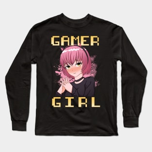 Gamer Girl Anime Cosplay Long Sleeve T-Shirt